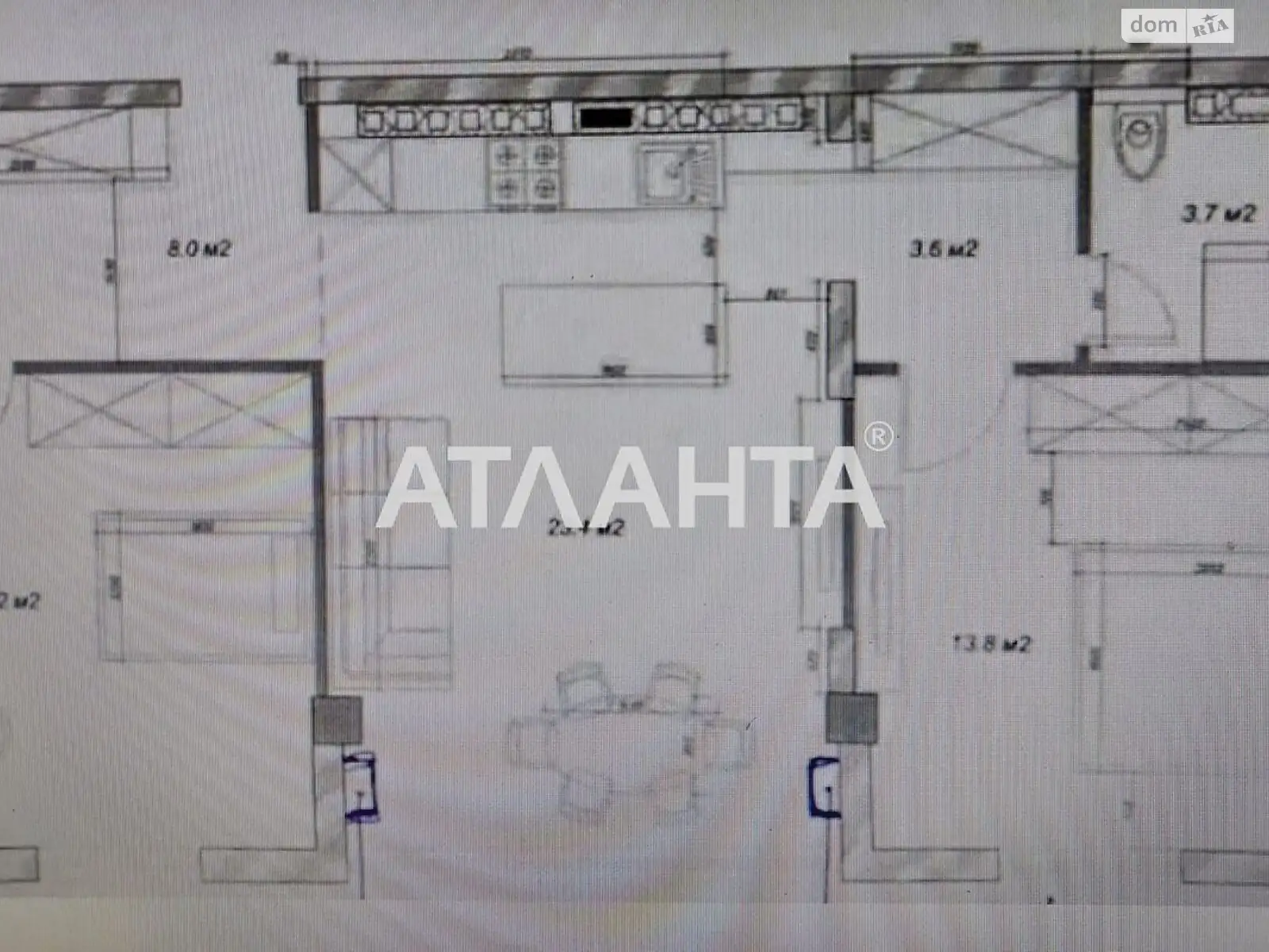 Продається 2-кімнатна квартира 73 кв. м у Одесі, пров. Сєченова, 11