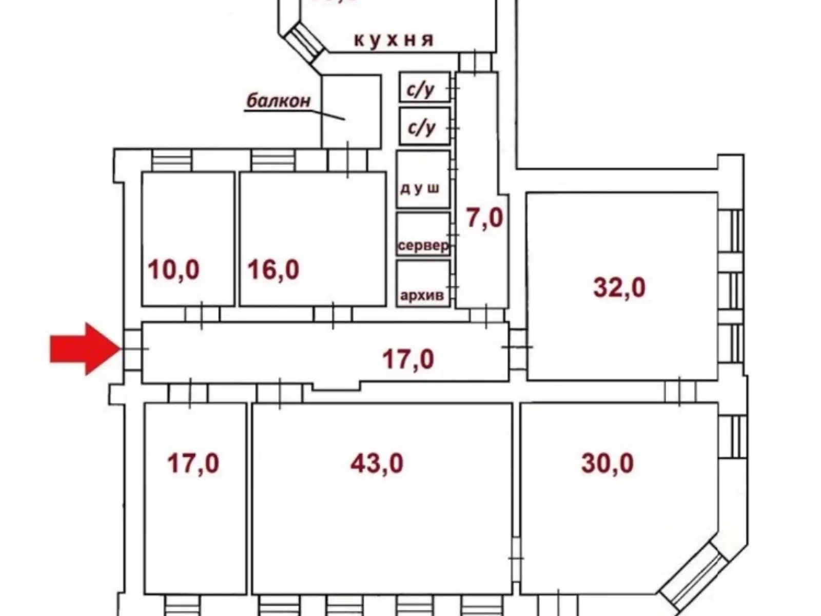 Продается помещения свободного назначения 200 кв. м в 4-этажном здании, цена: 300000 $ - фото 1