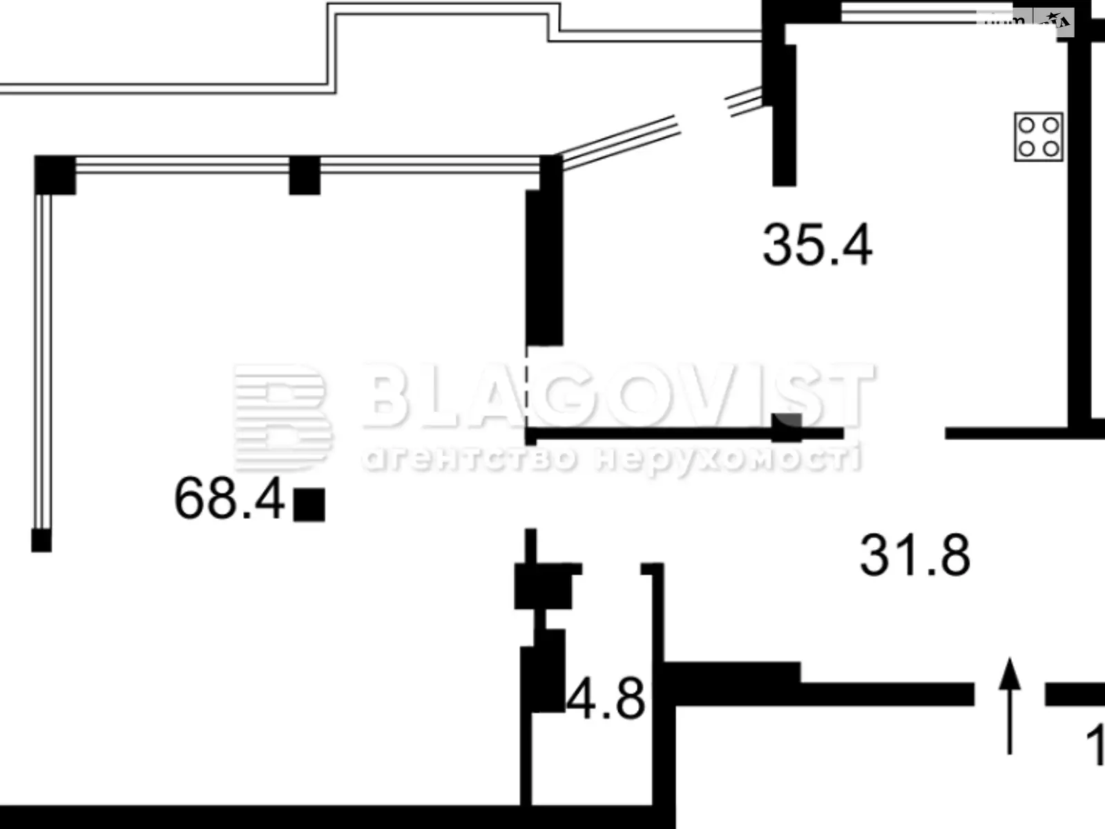 Продается 5-комнатная квартира 345 кв. м в Киеве, просп. Лобановского, 4Б