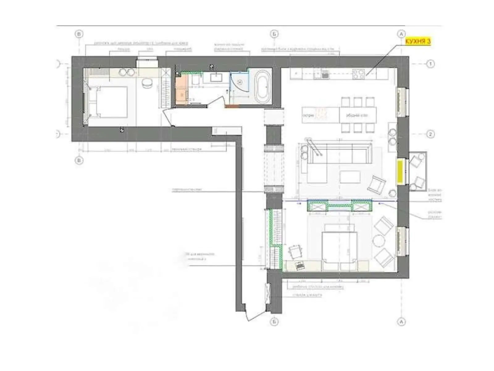 Продается 3-комнатная квартира 105 кв. м в Киеве, пл. Бессарабская, 5 - фото 1