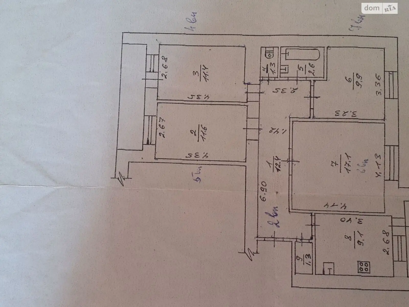 Продається 4-кімнатна квартира 81 кв. м у Черкасах, цена: 72000 $