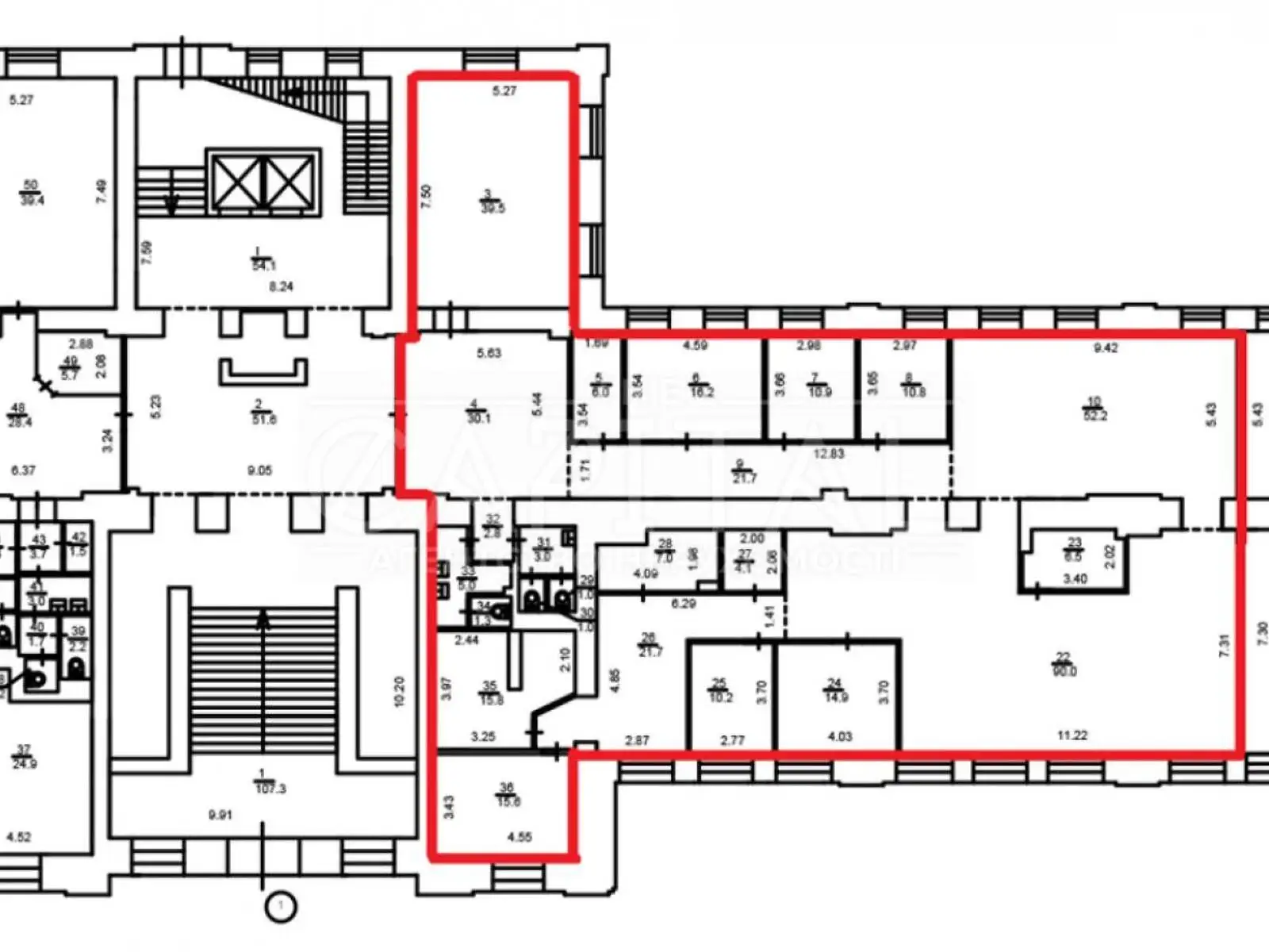 Сдается в аренду офис 462 кв. м в бизнес-центре, цена: 6930 $ - фото 1