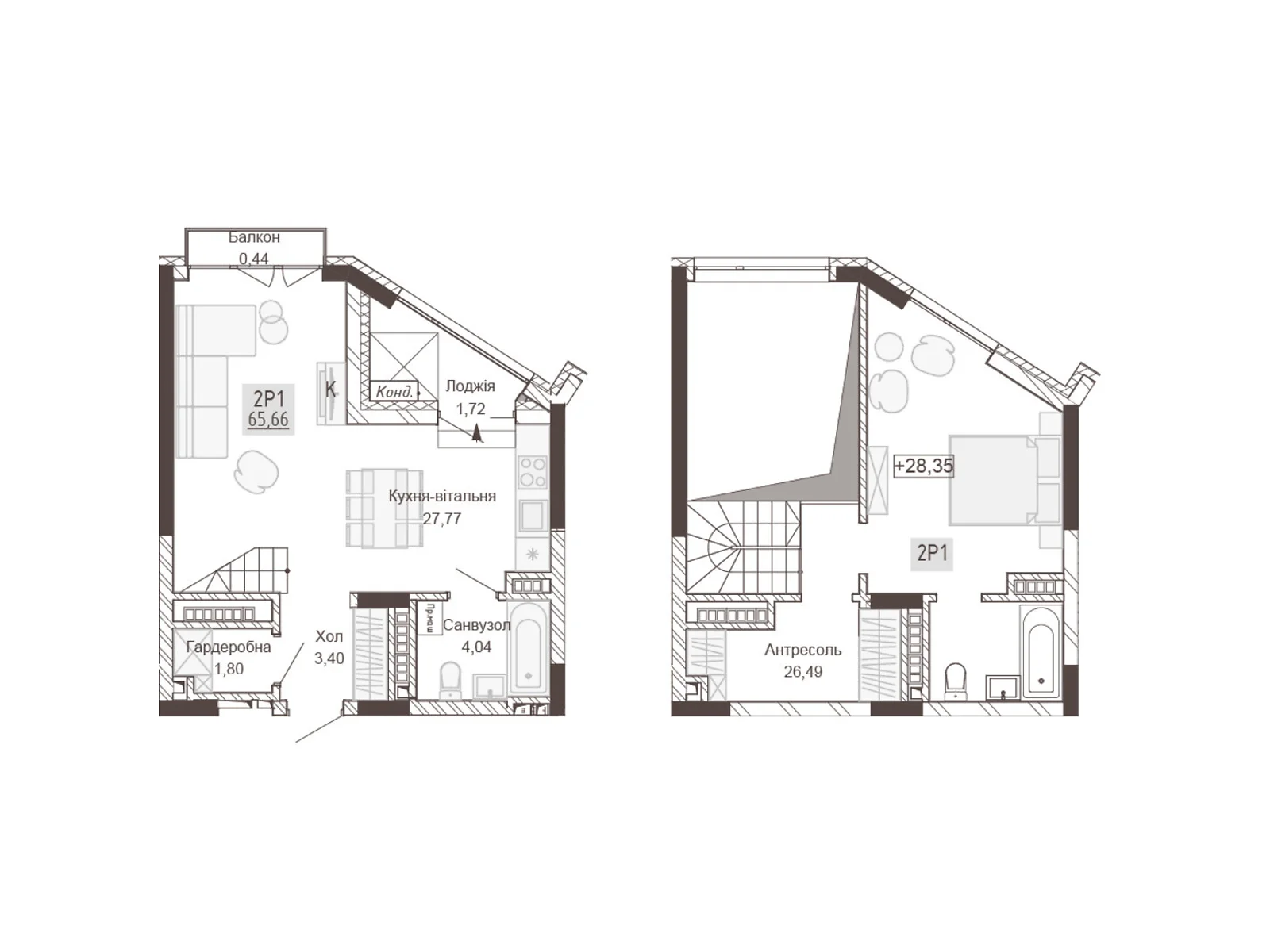 Продается 2-комнатная квартира 65.66 кв. м в Ровно, цена: 97300 $