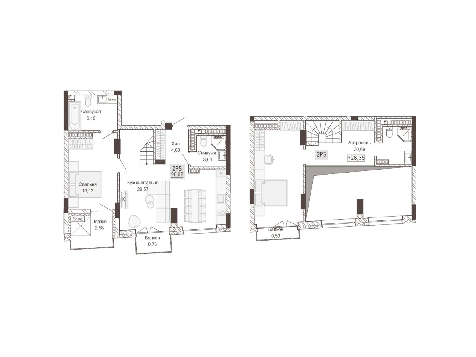 Продается 2-комнатная квартира 90.07 кв. м в Ровно, цена: 137400 $