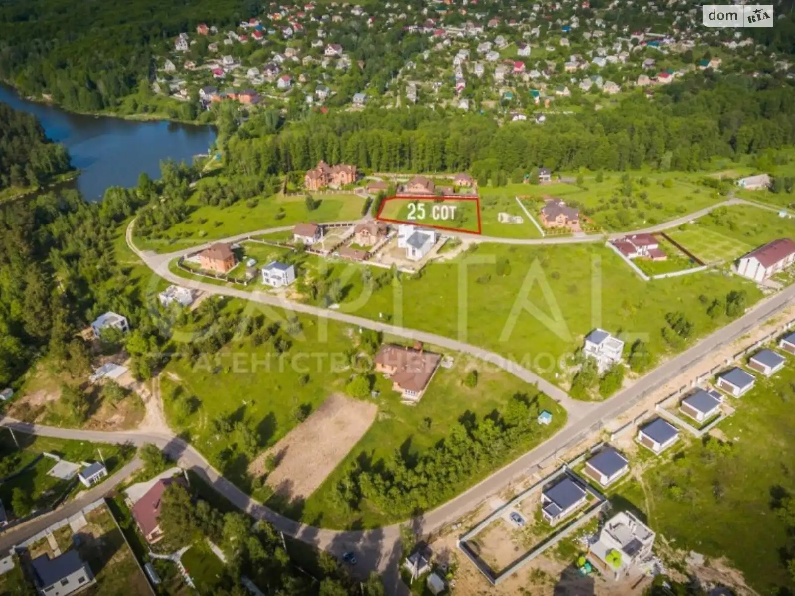 Продается земельный участок 24.4 соток в Киевской области, цена: 120000 $