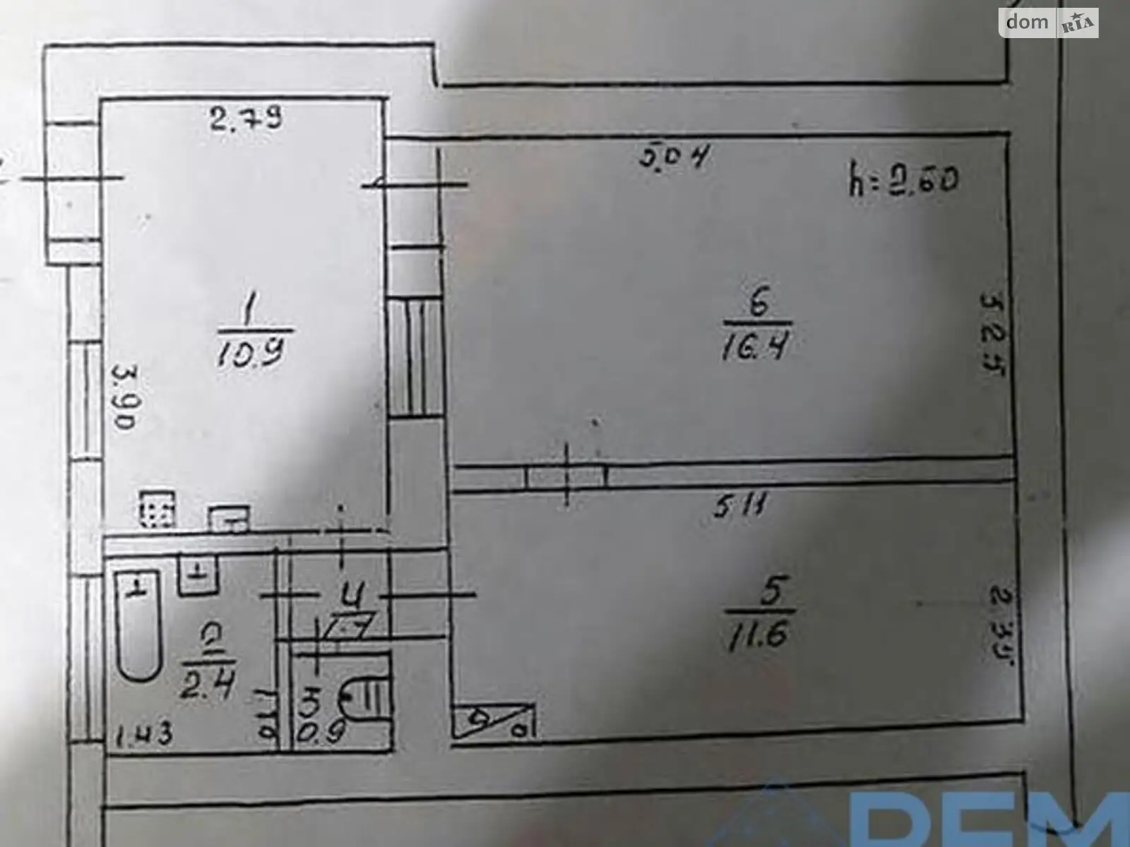 Продається 2-кімнатна квартира 44 кв. м у Одесі, вул. Богдана Хмельницького