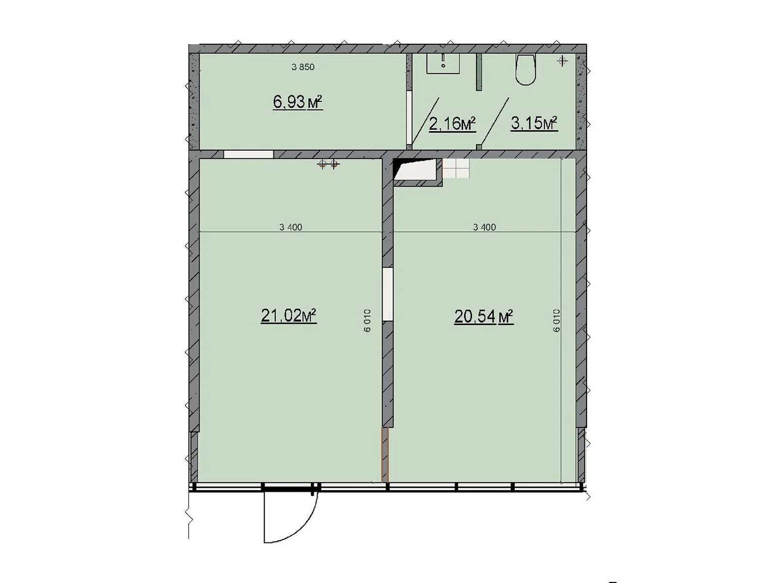 вул. Сєдова  ЖК Smart, цена: 50375 $