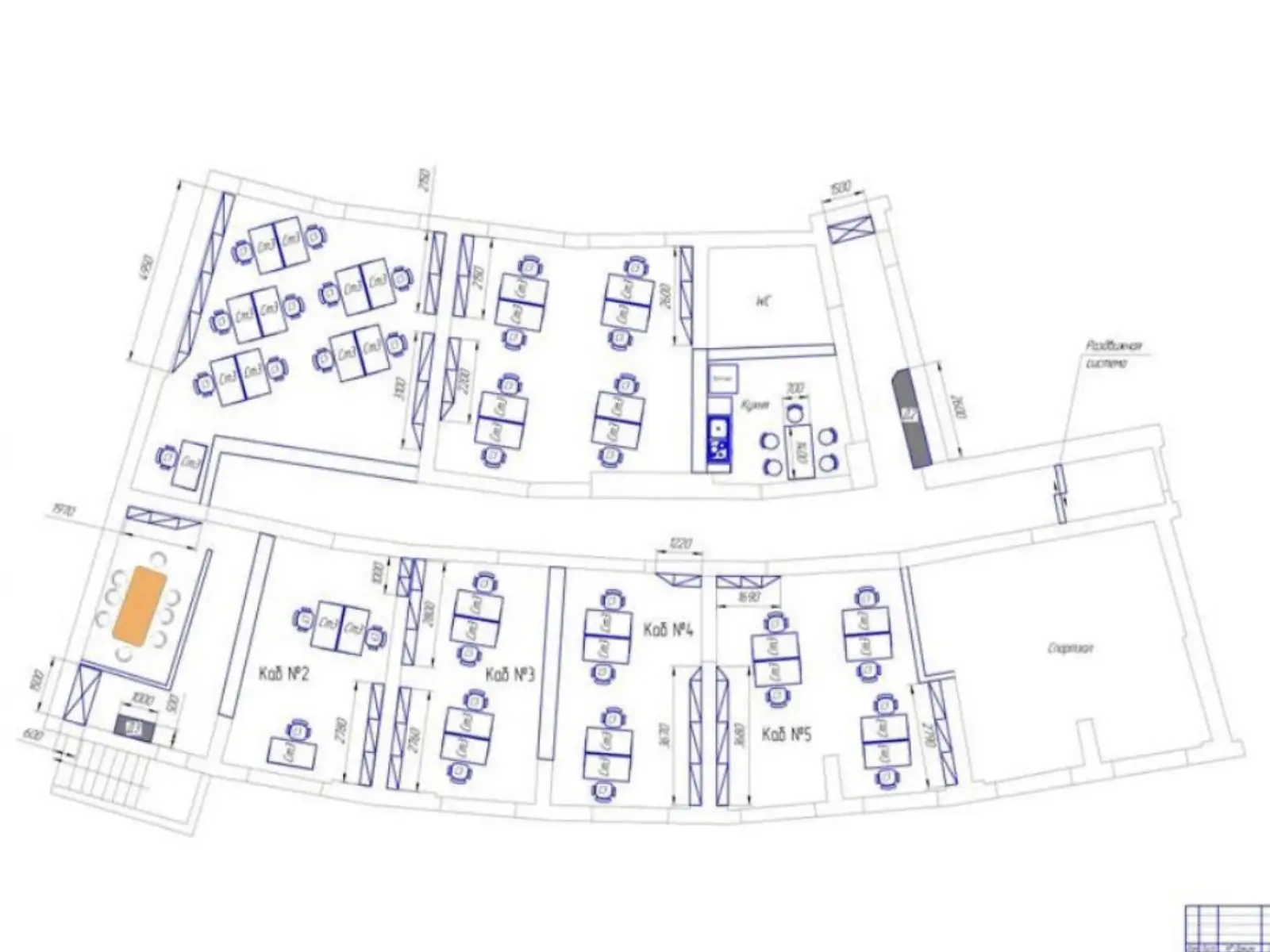 Сдается в аренду офис 327 кв. м в бизнес-центре, цена: 4560 $