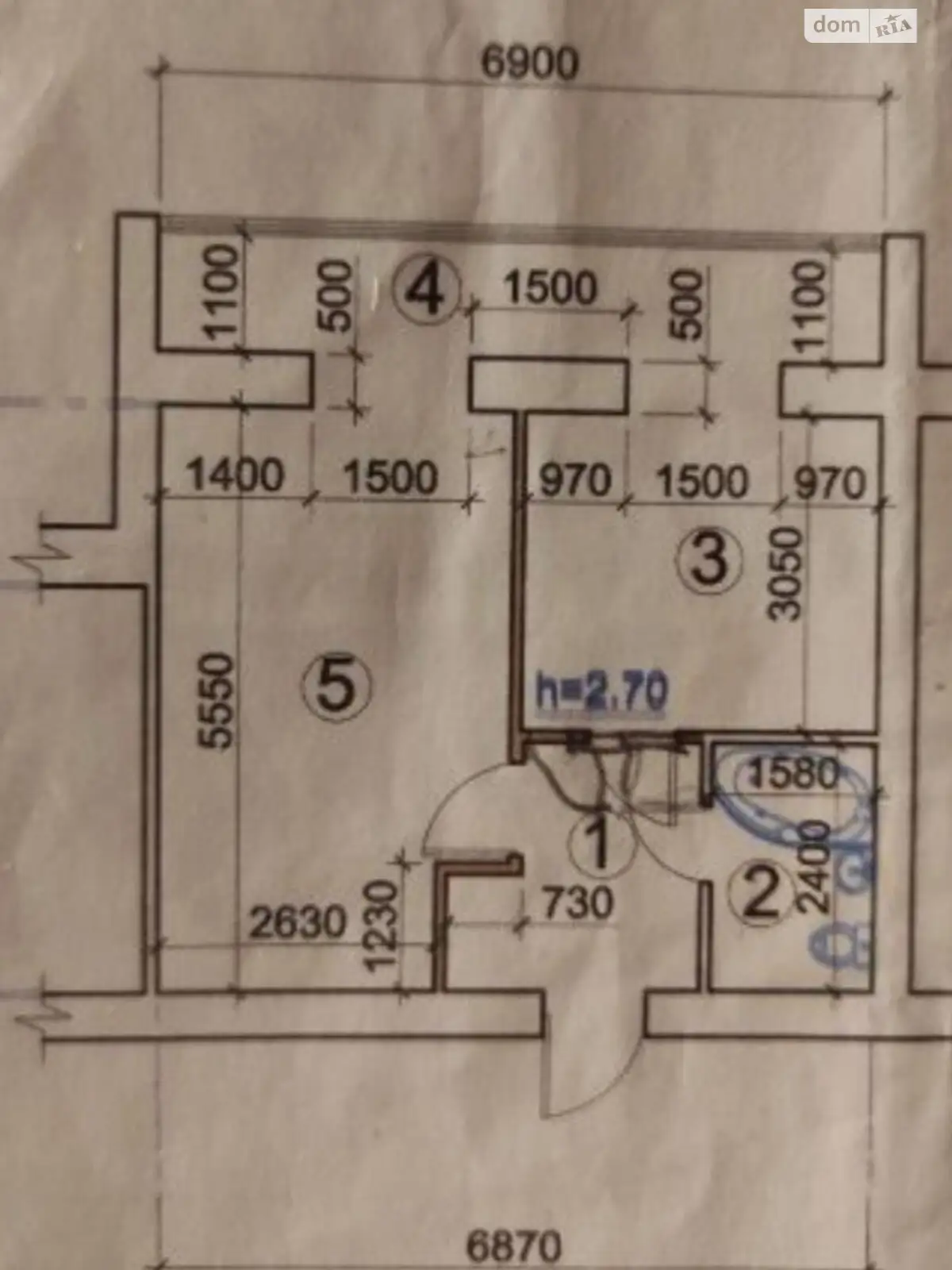 Продается 1-комнатная квартира 48 кв. м в Хмельницком, ул. Тернопольская, 11