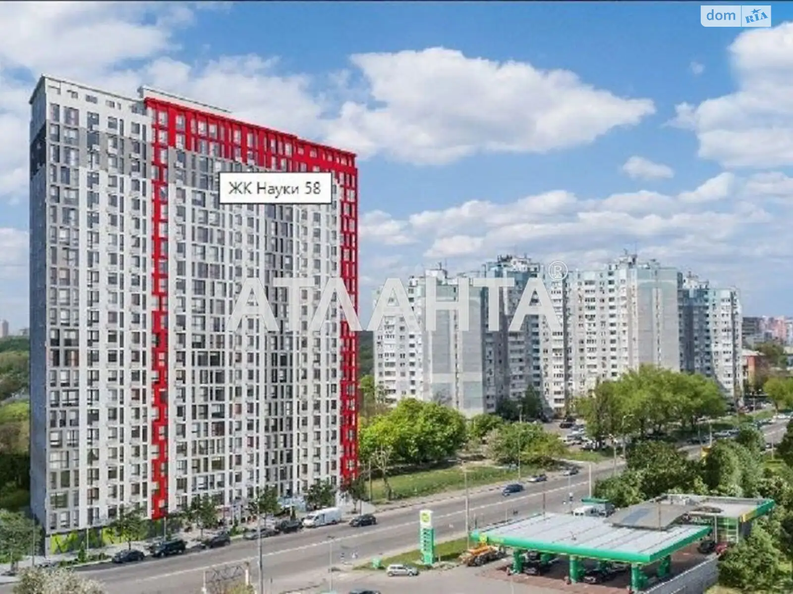 Продается 3-комнатная квартира 82 кв. м в Киеве, просп. Науки