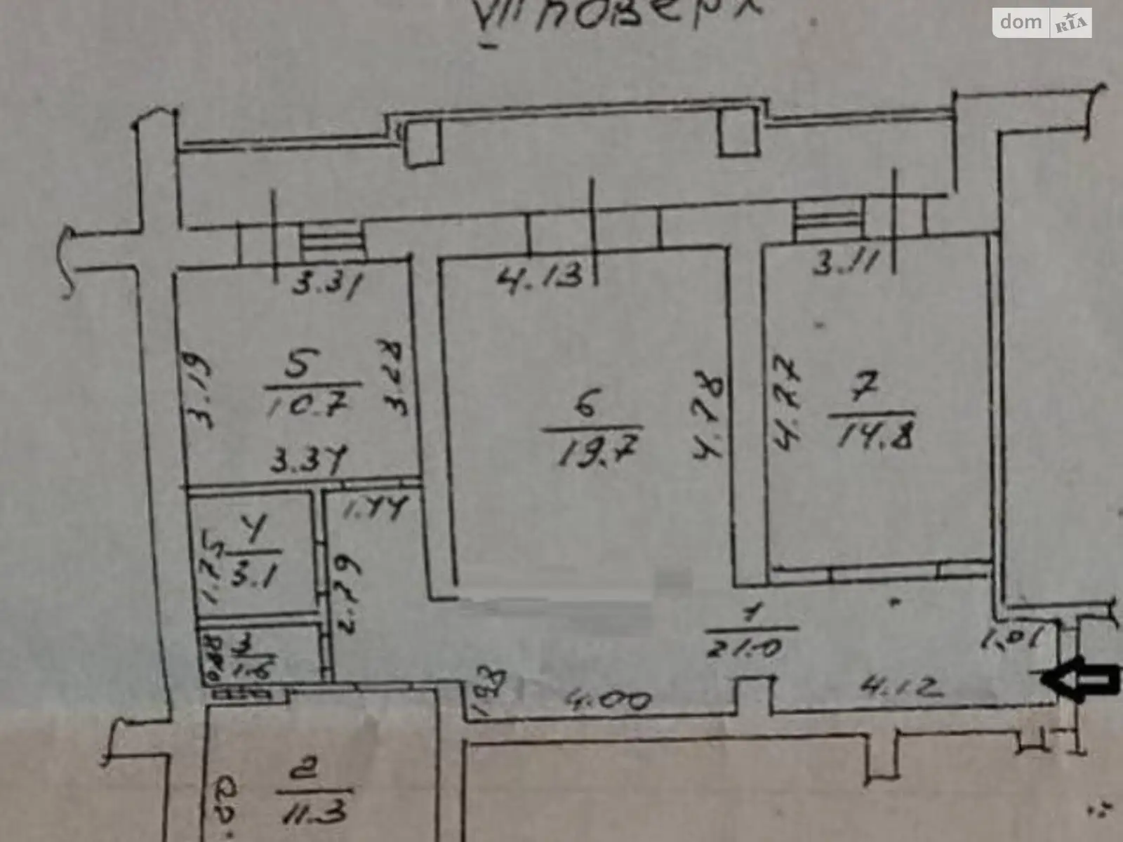 Продается 3-комнатная квартира 88 кв. м в Одессе, ул. Тополевая