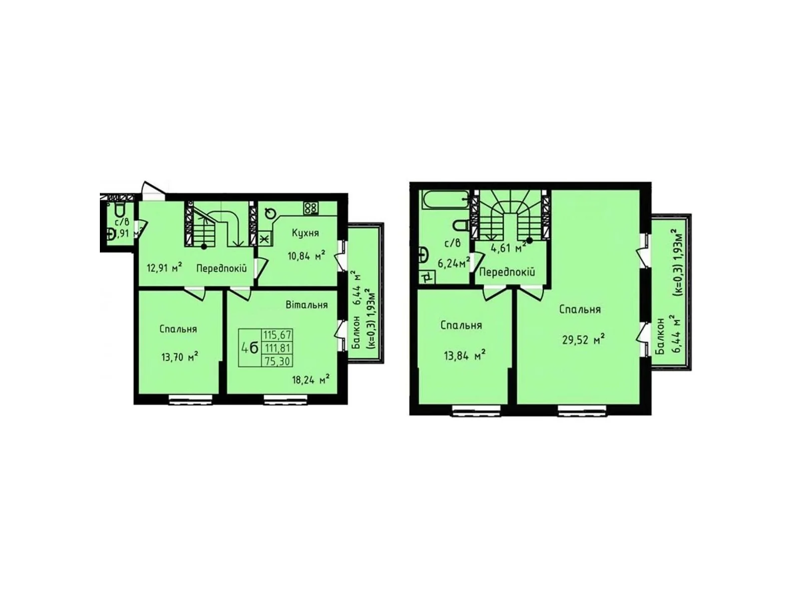 Продается 4-комнатная квартира 115.67 кв. м в Киеве, ул. Гродненская, 14-А