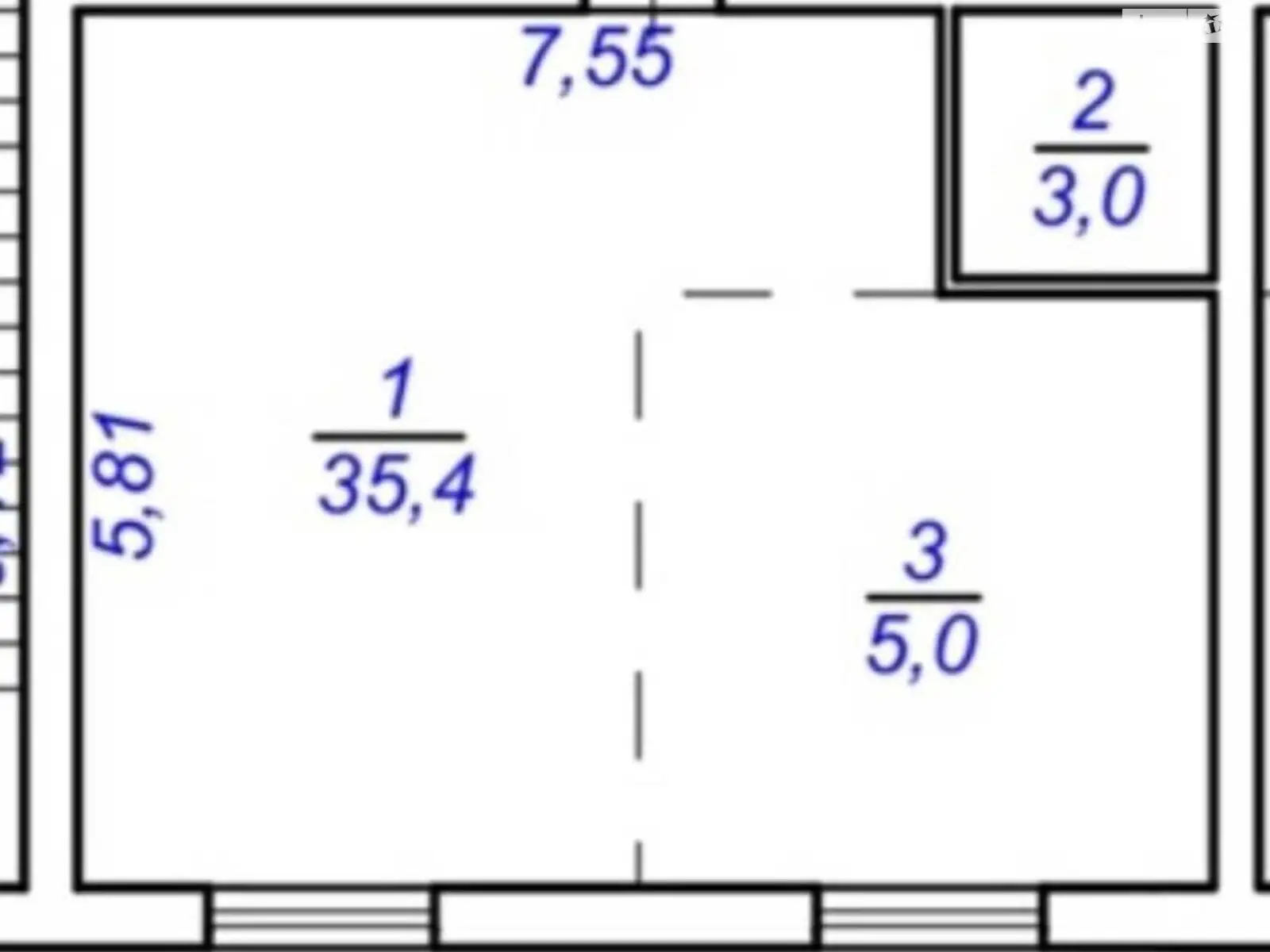 Продається 1-кімнатна квартира 32 кв. м у Таїрове, Массив 9 - фото 1