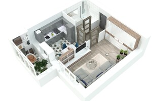 Продажа квартиры, Сумы, р‑н. Курский, Киевская улица, дом 23