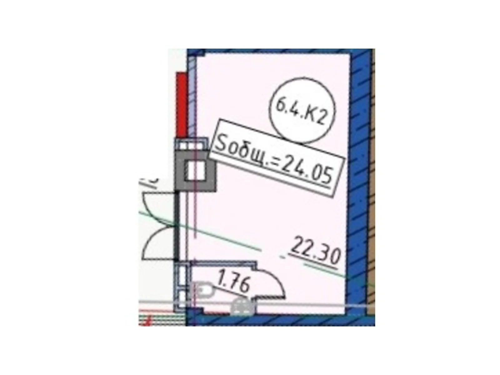 Продается объект сферы услуг 24.05 кв. м в 9-этажном здании, цена: 61328 $