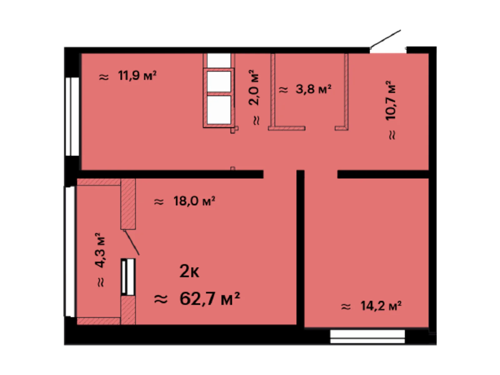 Продается 2-комнатная квартира 62.7 кв. м в Одессе, ул. Варненская - фото 1