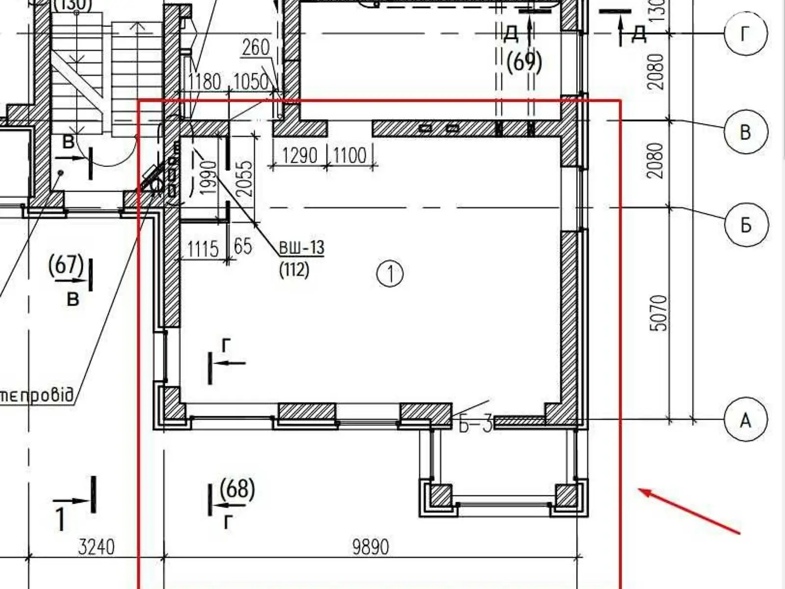 Продается 3-комнатная квартира 81.3 кв. м в Днепре, просп. Мира, 2К