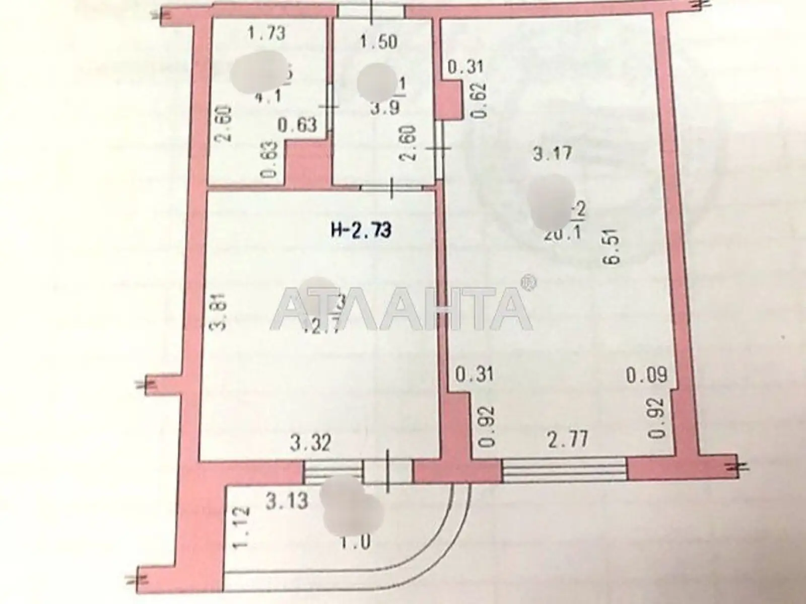 Продається 1-кімнатна квартира 42 кв. м у Одесі, мас. Радужний, 1