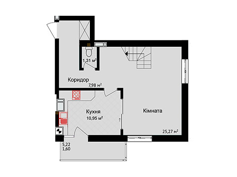 Продается 3-комнатная квартира 91.89 кв. м в Черновцах, пер. Смотрицкий