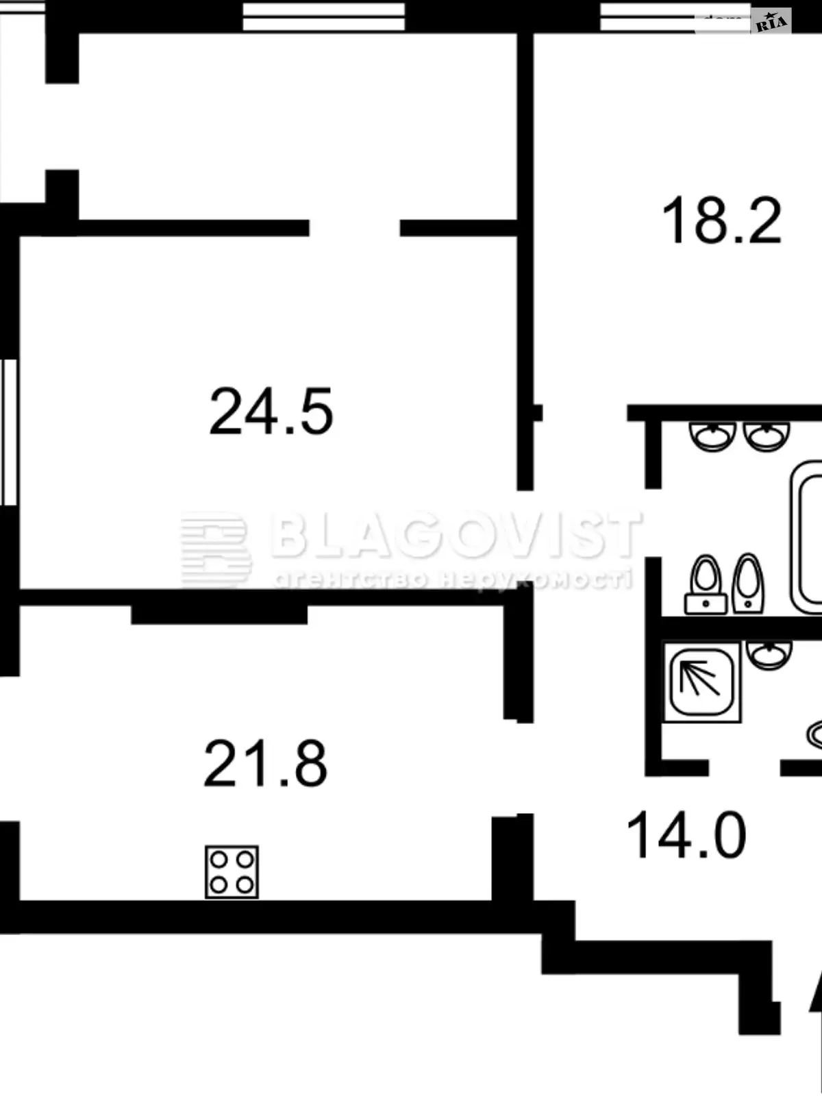 Продается 3-комнатная квартира 99 кв. м в Киеве, ул. Николая Пимоненко, 19