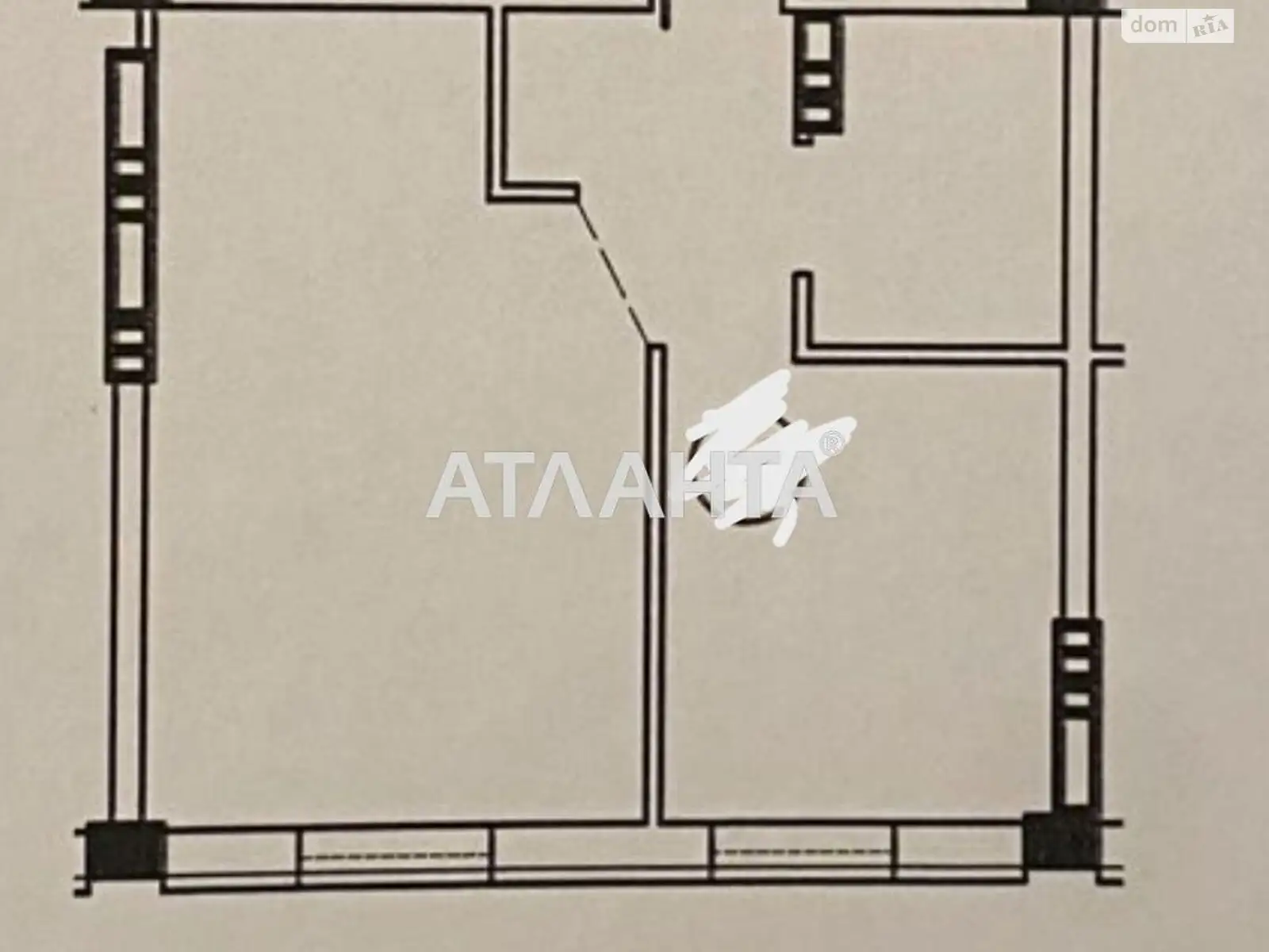 Продается 1-комнатная квартира 33.1 кв. м в Одессе, ул. Инглези, 2В - фото 1