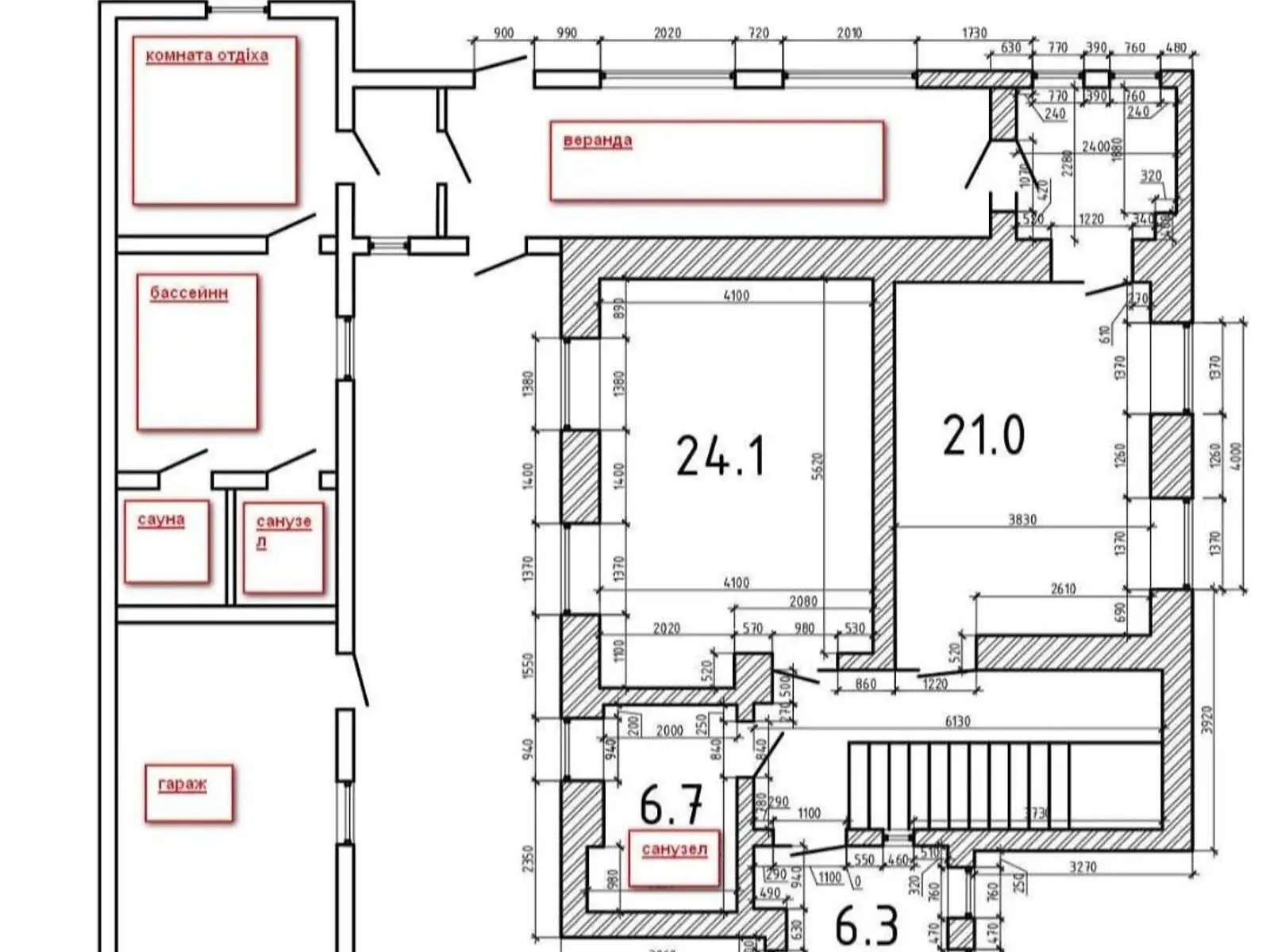 Продается дом на 2 этажа 200 кв. м с террасой, цена: 70000 $