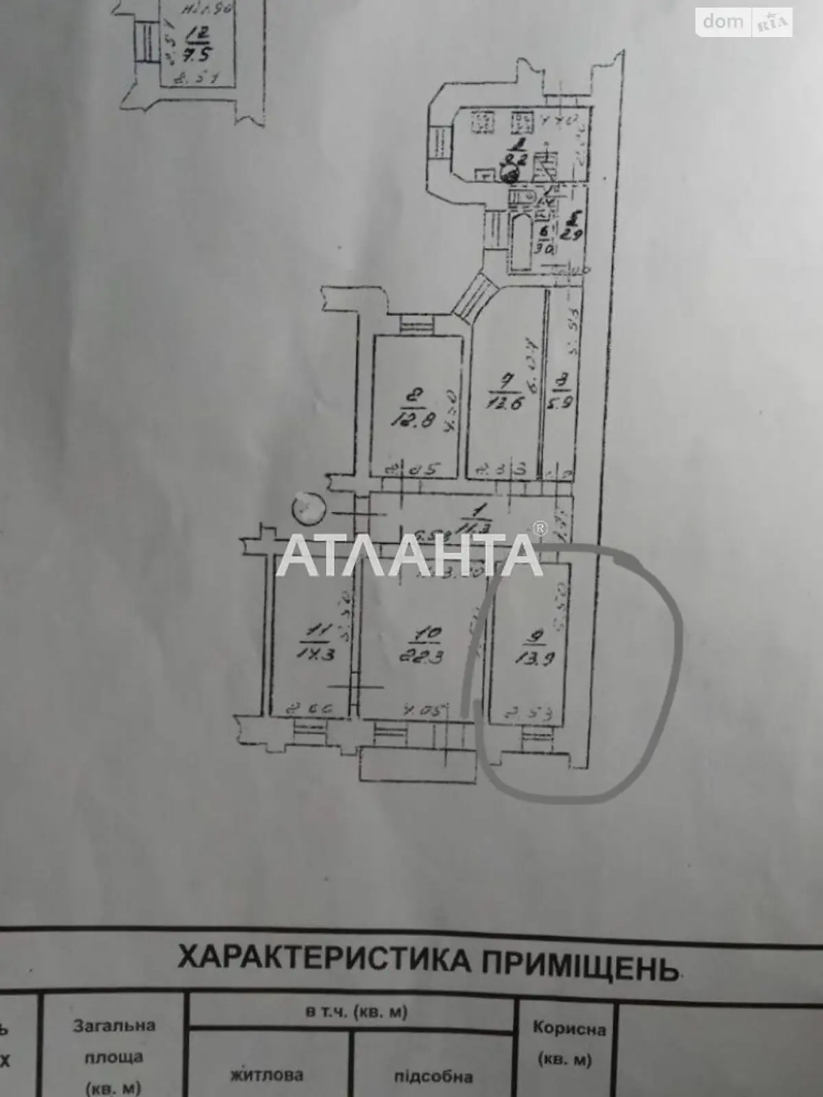 Продается комната 119 кв. м в Одессе, цена: 11900 $