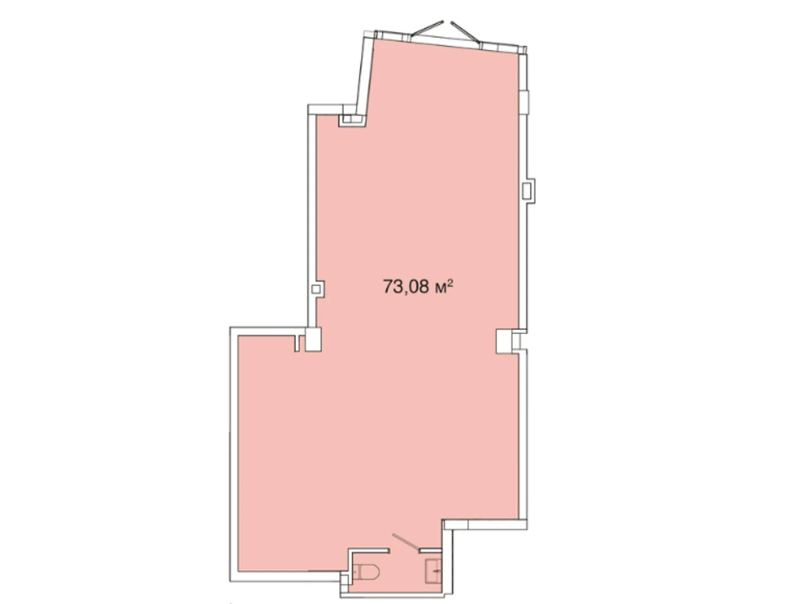 Продается офис 73.06 кв. м в бизнес-центре, цена: 255710 $ - фото 1