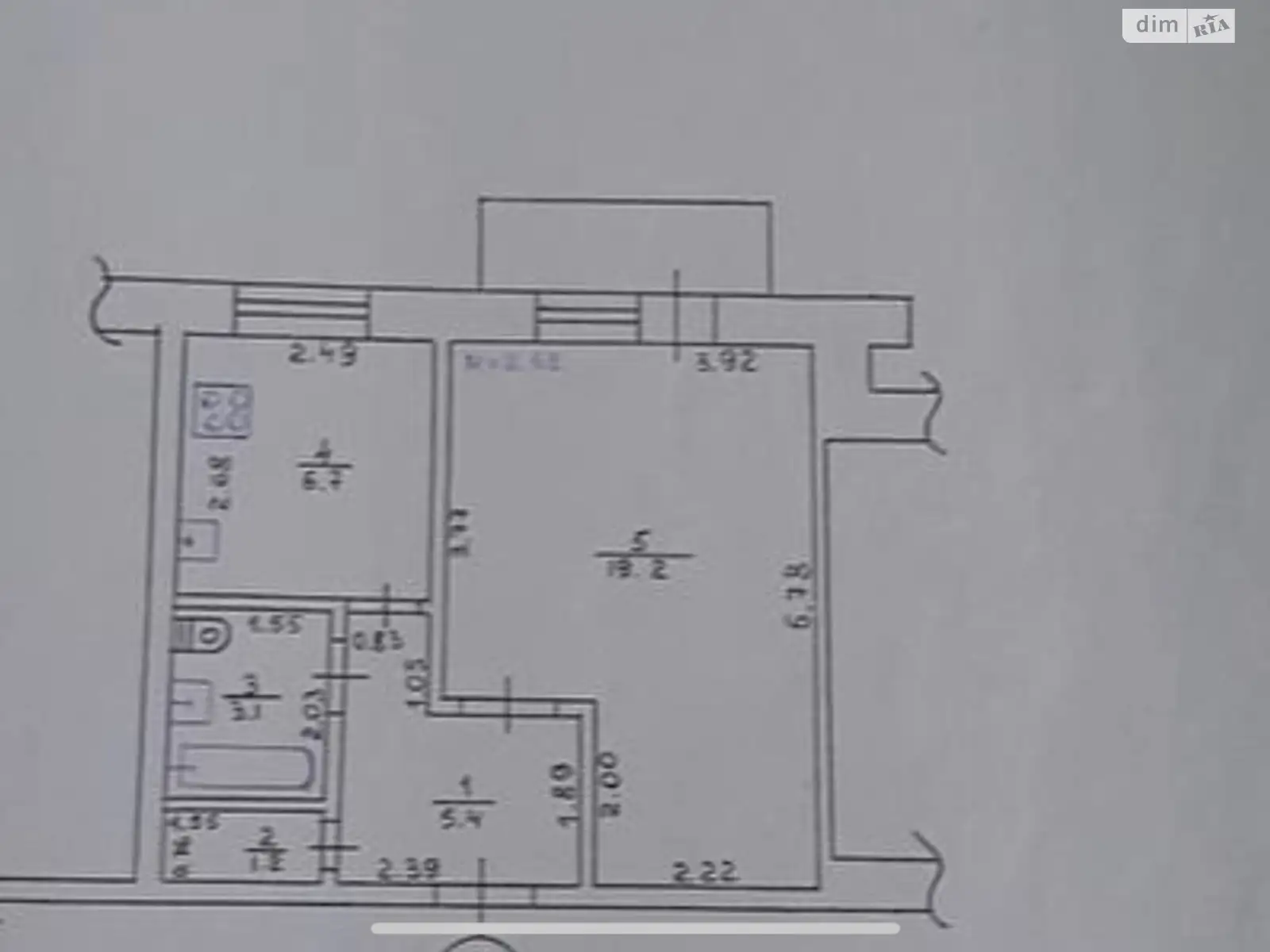 Продается 1-комнатная квартира 37 кв. м в Харькове, ул. Шишковская, 5