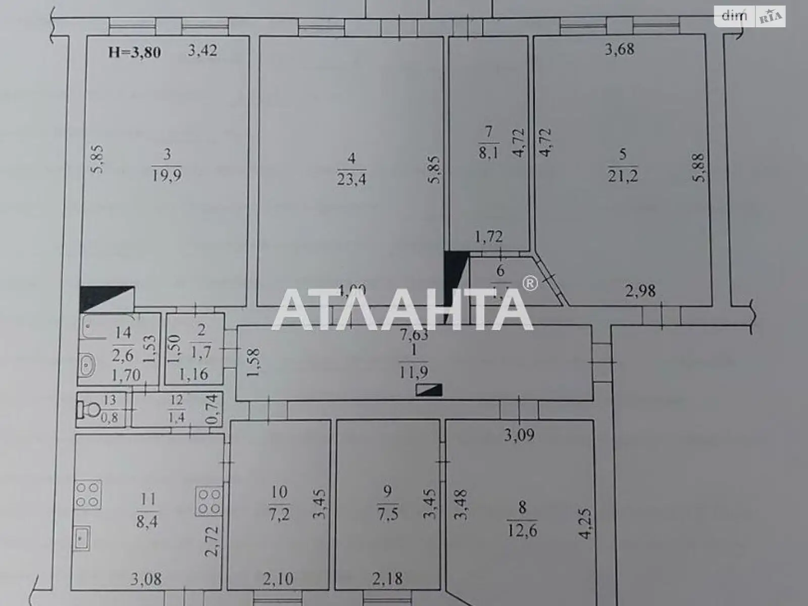 Продається кімната 21.6 кв. м у Одесі, цена: 16500 $ - фото 1