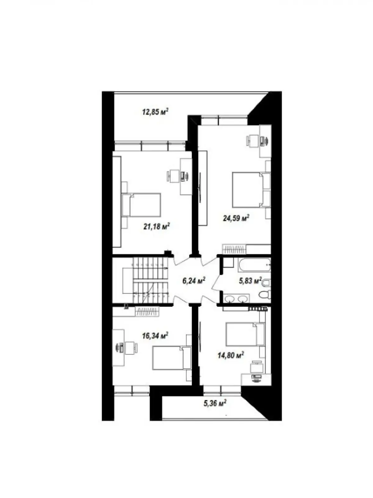 Продается дом на 2 этажа 178 кв. м с подвалом - фото 2