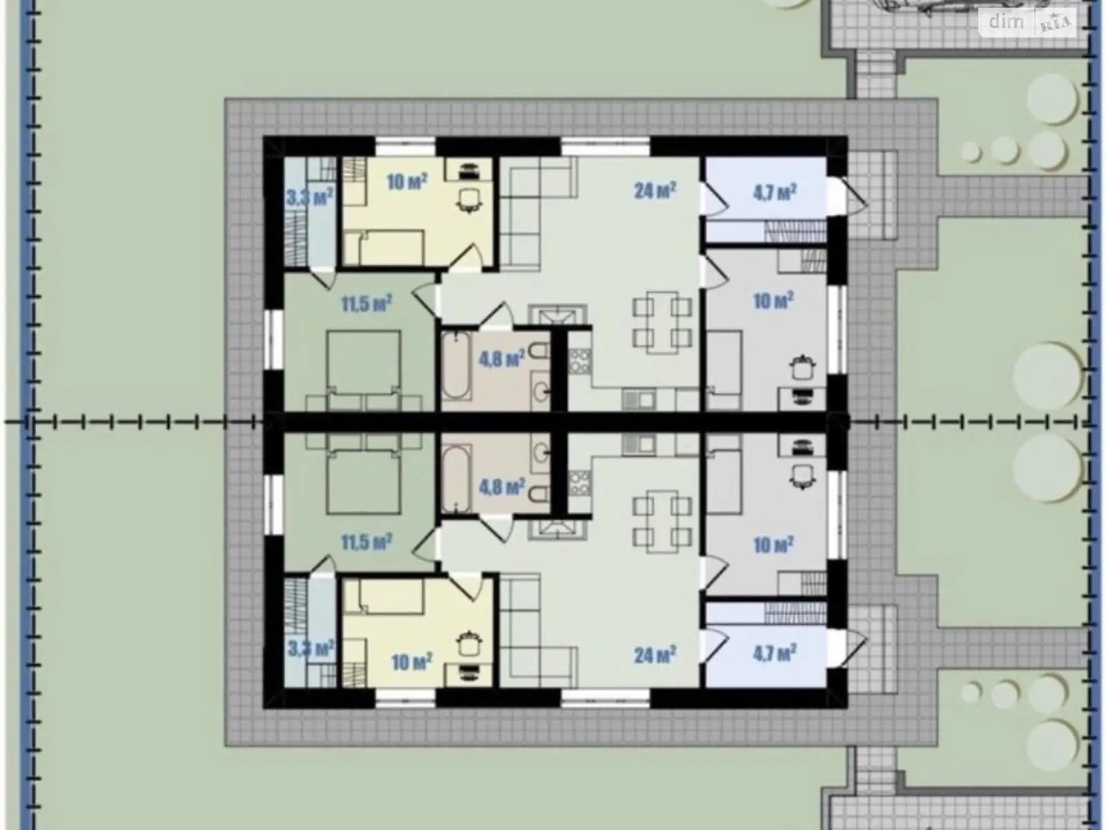 Продається одноповерховий будинок 70 кв. м з гаражем - фото 3