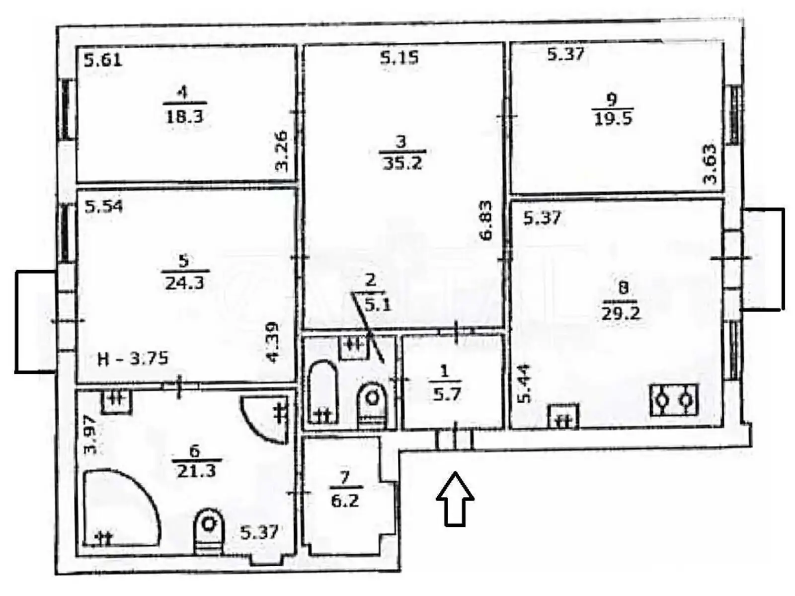 Продается 4-комнатная квартира 165 кв. м в Киеве, ул. Евгения Чикаленко(Пушкинская) - фото 1