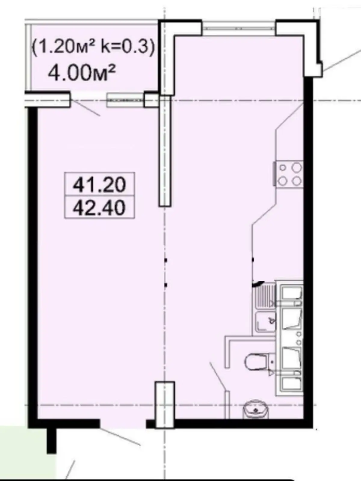 Продается 1-комнатная квартира 42 кв. м в Одессе, ул. Генуэзская, 1