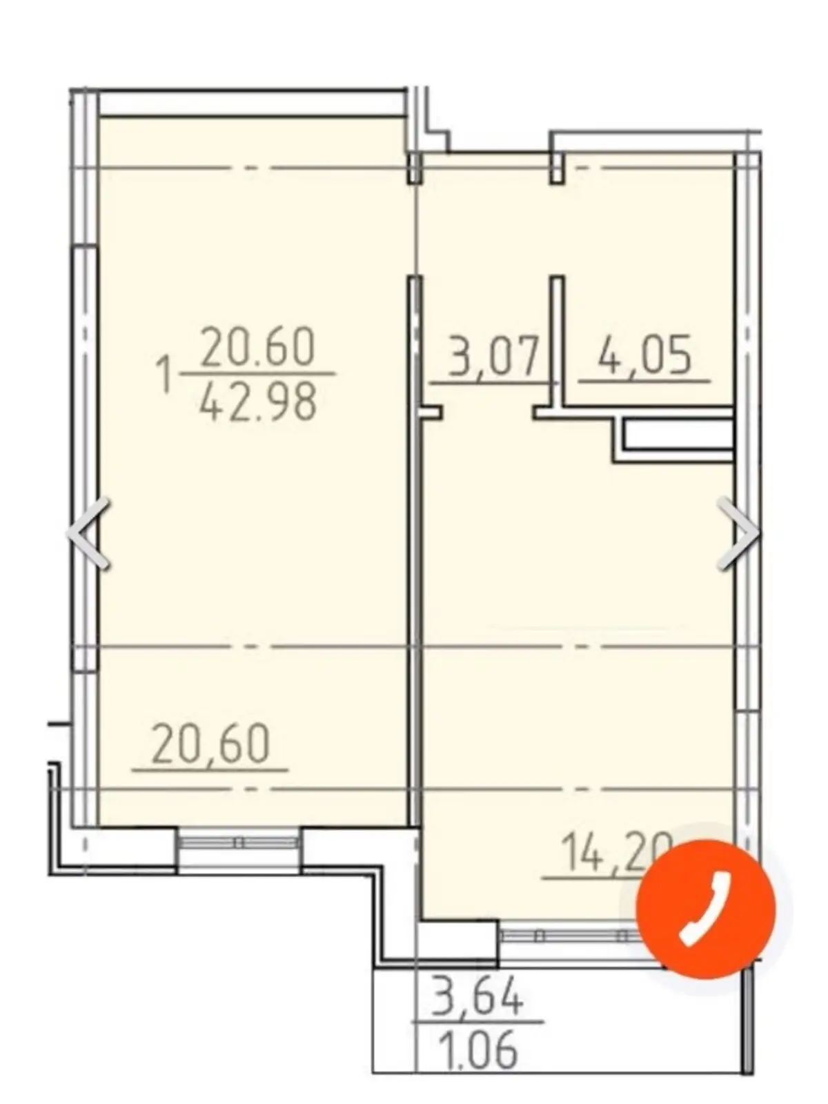 Продается 1-комнатная квартира 42 кв. м в Одессе, ул. Баштанная - фото 1