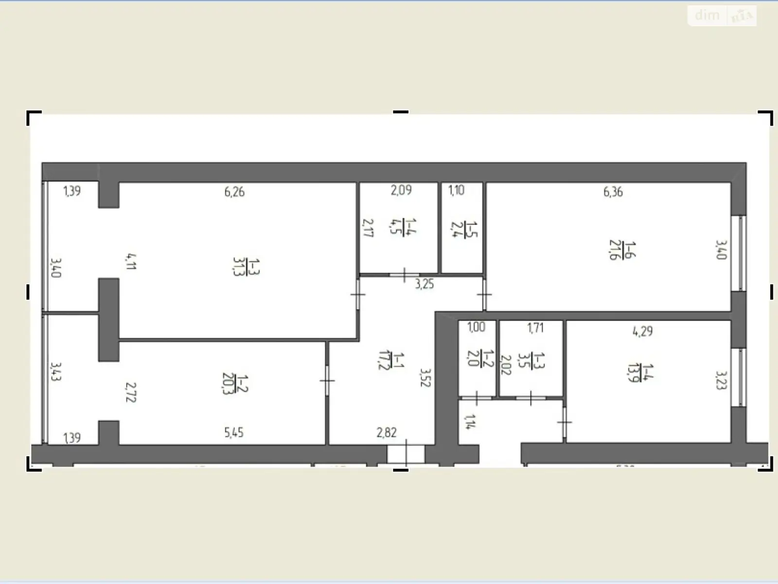 Продается 2-комнатная квартира 97 кв. м в Житомире, просп. Мира, 36