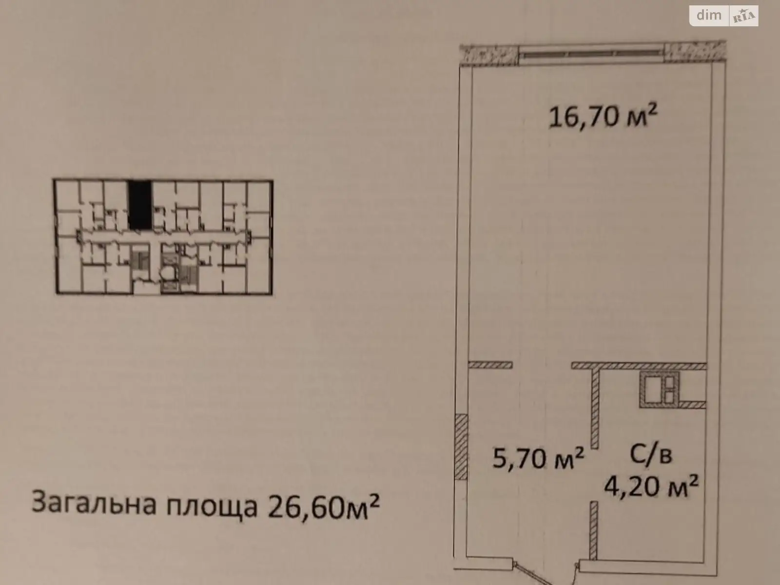 Продается 1-комнатная квартира 27 кв. м в Одессе, ул. Литературная, 10 - фото 1