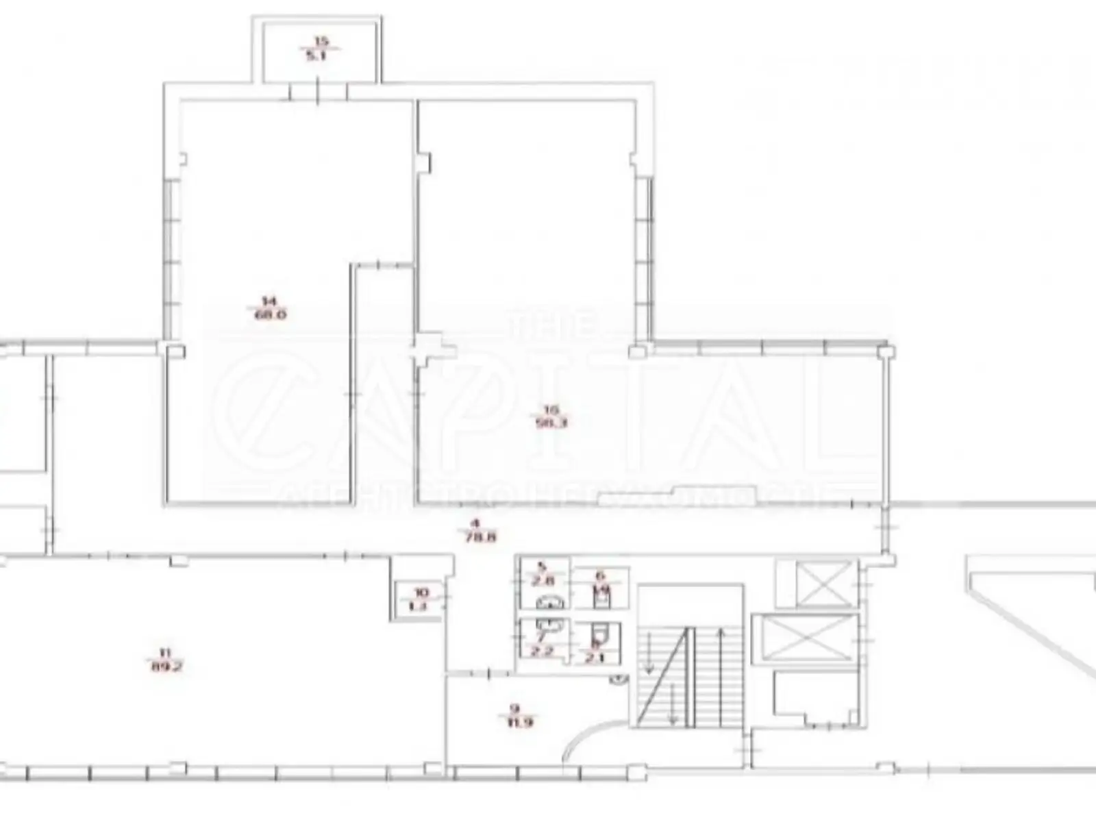 Сдается в аренду офис 375 кв. м в бизнес-центре, цена: 4921 $ - фото 1