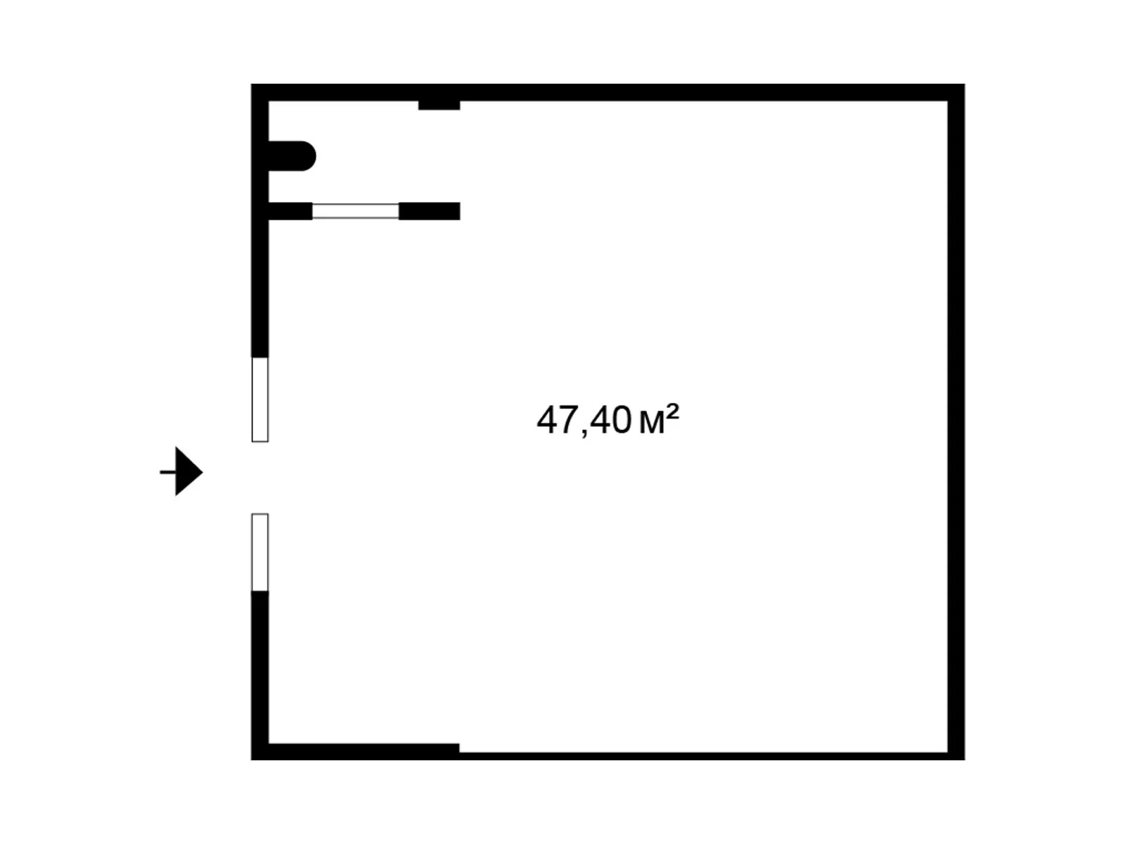 Продается объект сферы услуг 47.4 кв. м в 5-этажном здании, цена: 60000 $ - фото 1