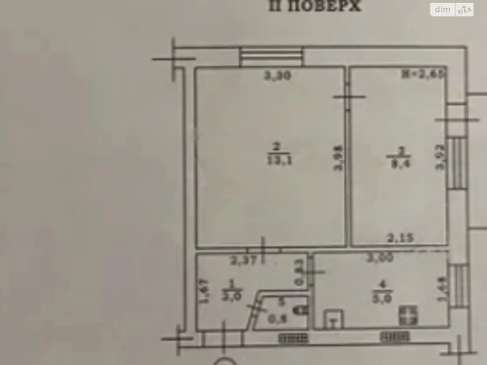 Продається 2-кімнатна квартира 31 кв. м у Одесі, просп. Адміральський