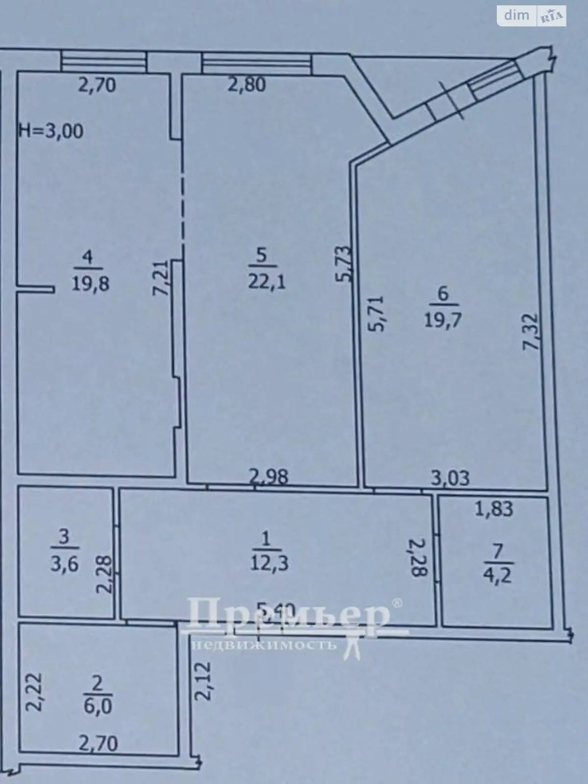 Продается 2-комнатная квартира 88 кв. м в Одессе - фото 4