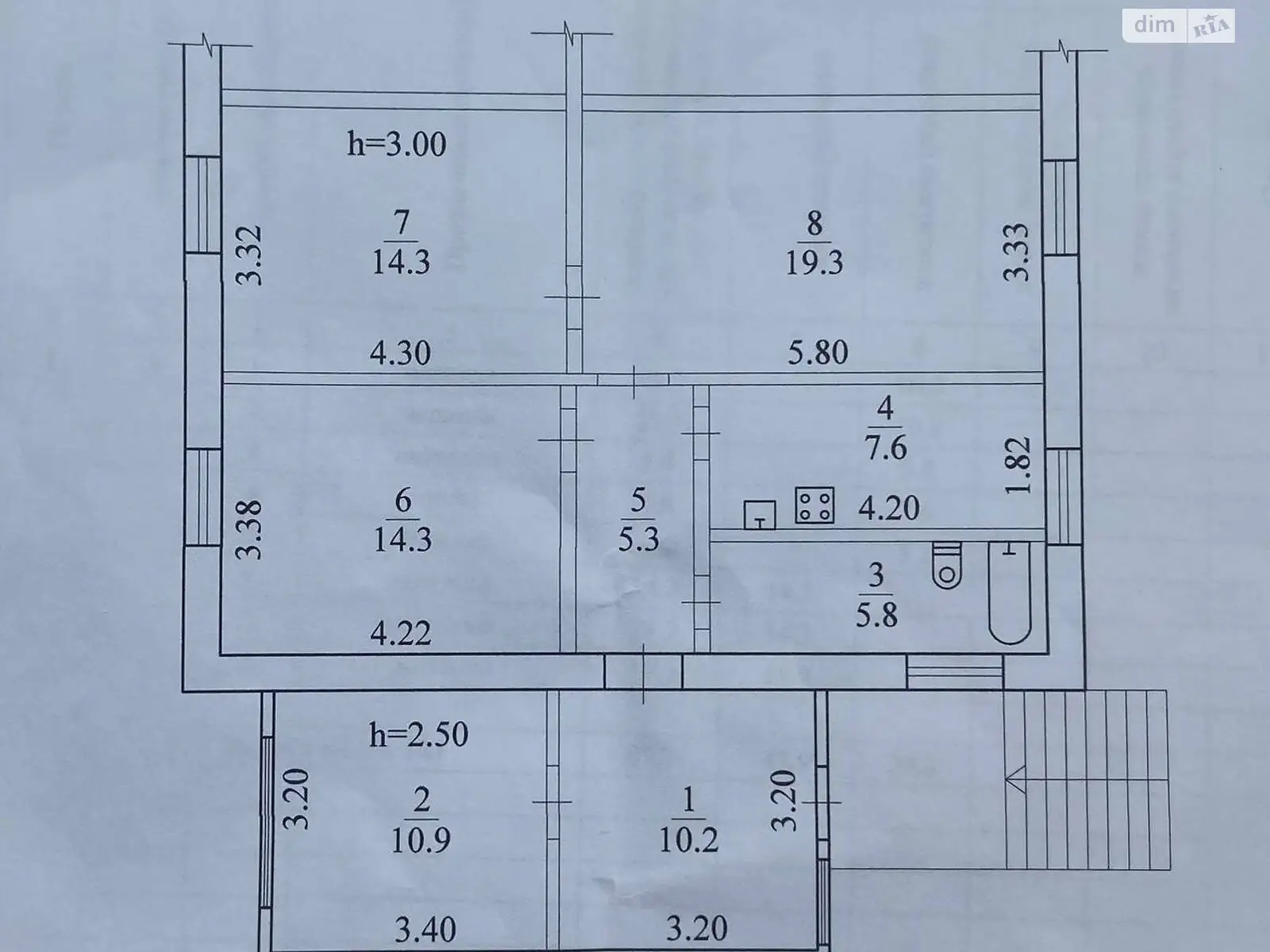 Продается одноэтажный дом 88 кв. м с бассейном - фото 3