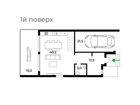 Продается дом на 2 этажа 147 кв. м с подвалом, цена: 220500 $