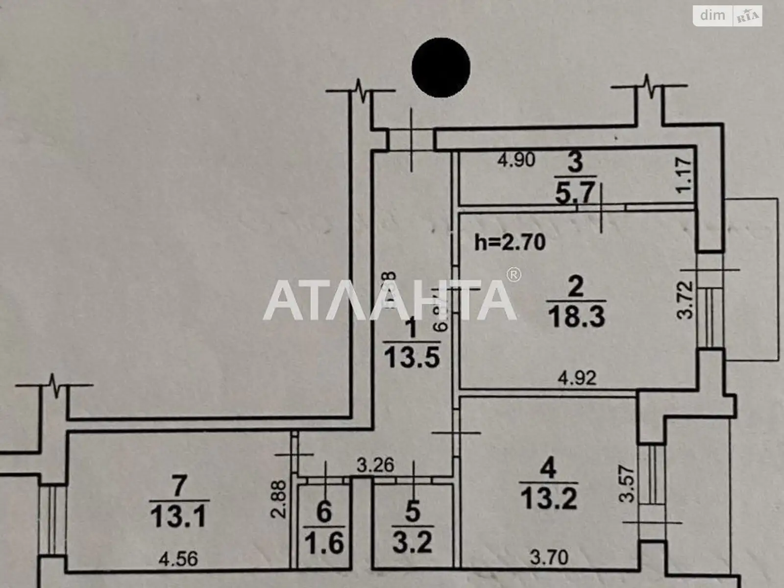 Продается 2-комнатная квартира 73 кв. м в Одессе, ул. Композитора Нищинского