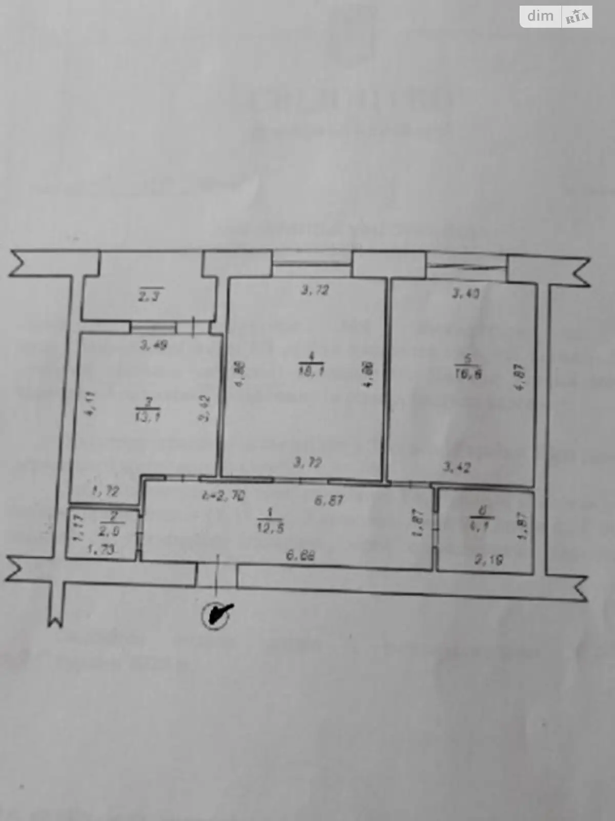 Продається 2-кімнатна квартира 68.7 кв. м у Хмельницькому, вул. Січових Стрільців