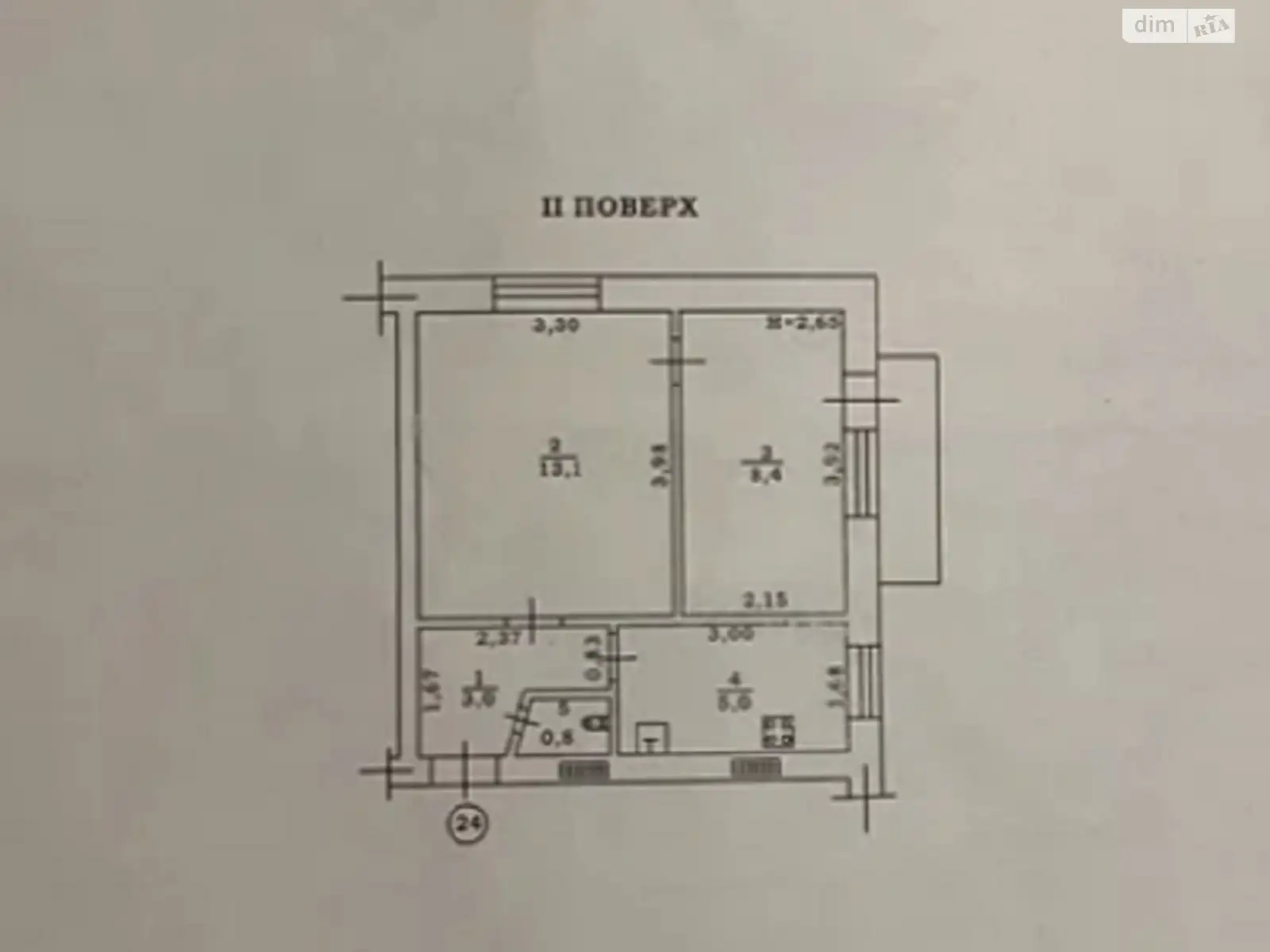 Продается 2-комнатная квартира 31 кв. м в Одессе, просп. Адмиральский - фото 1