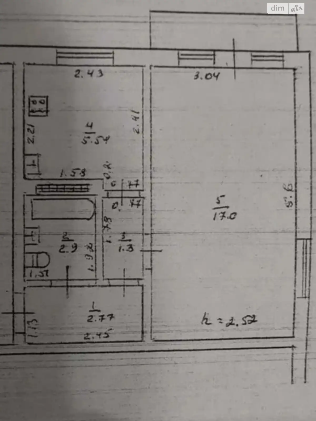 Продається 1-кімнатна квартира 32 кв. м у Одесі, цена: 21000 $