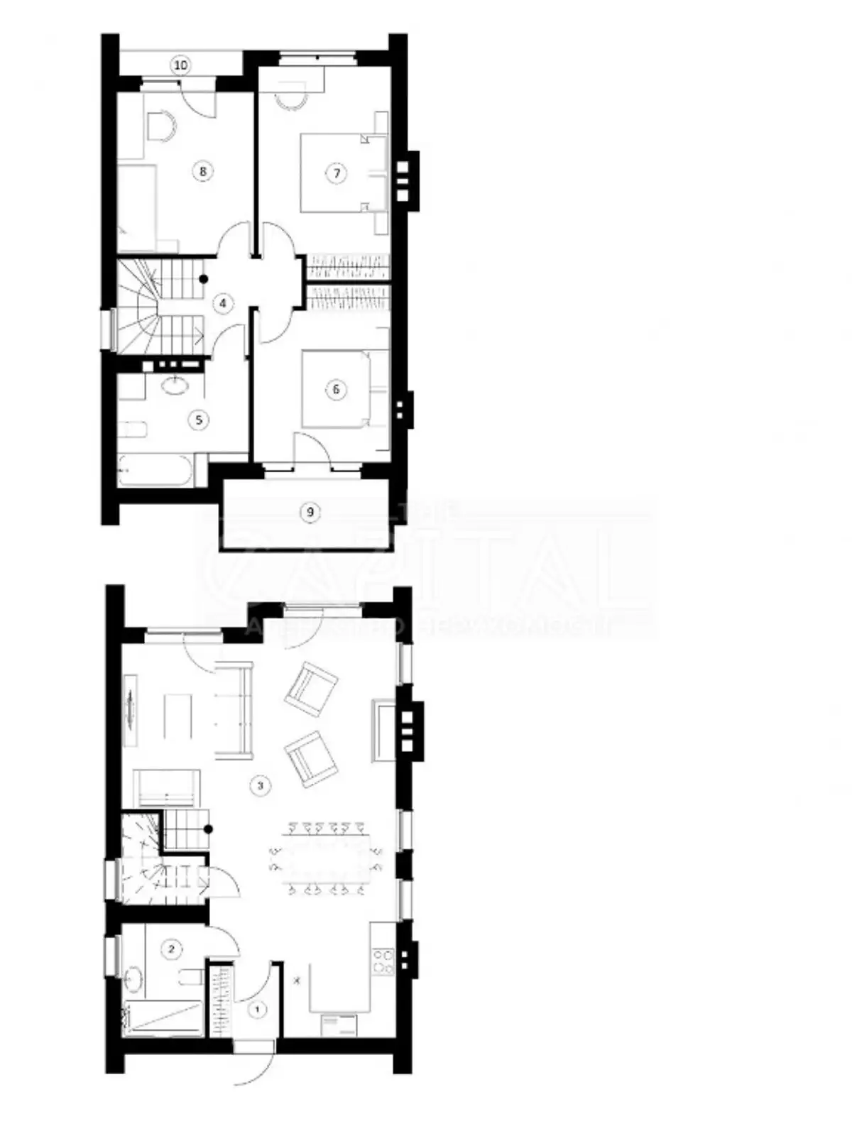 Продается дом на 2 этажа 111 кв. м с террасой - фото 3