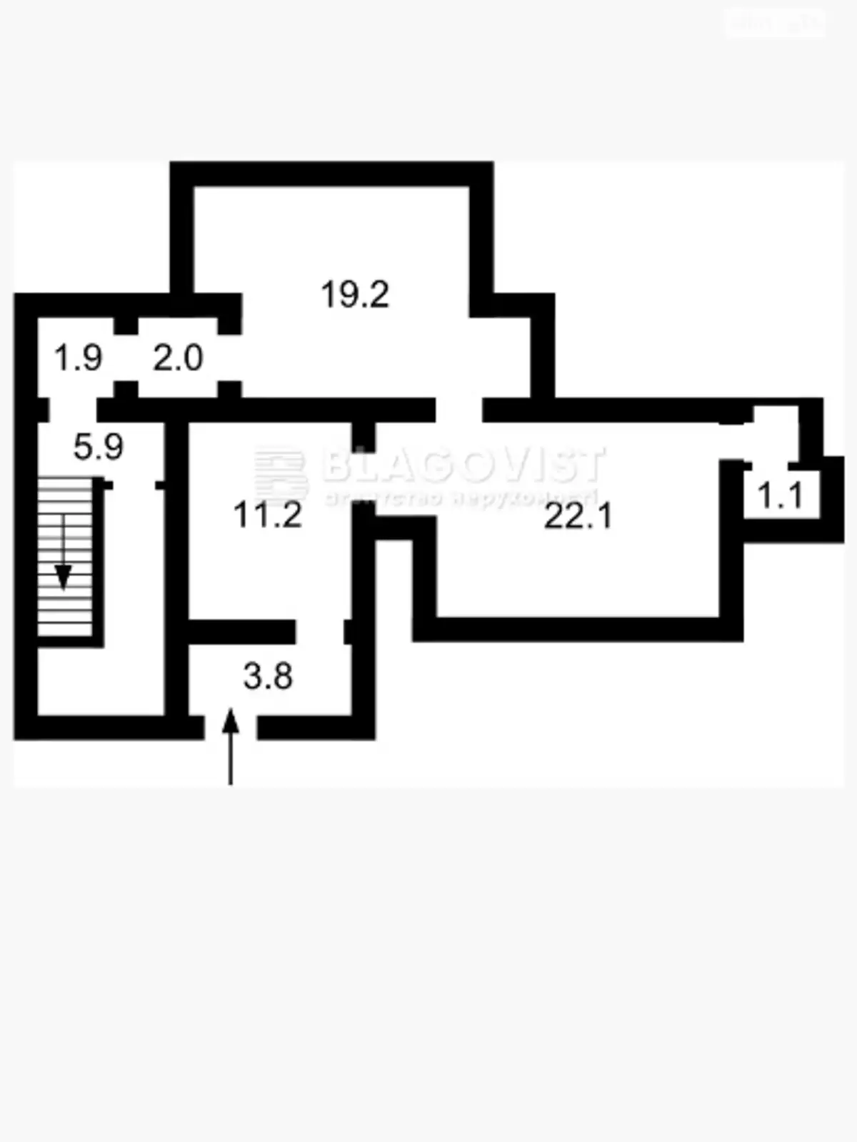 Продается офис 62.3 кв. м в бизнес-центре, цена: 26000 $