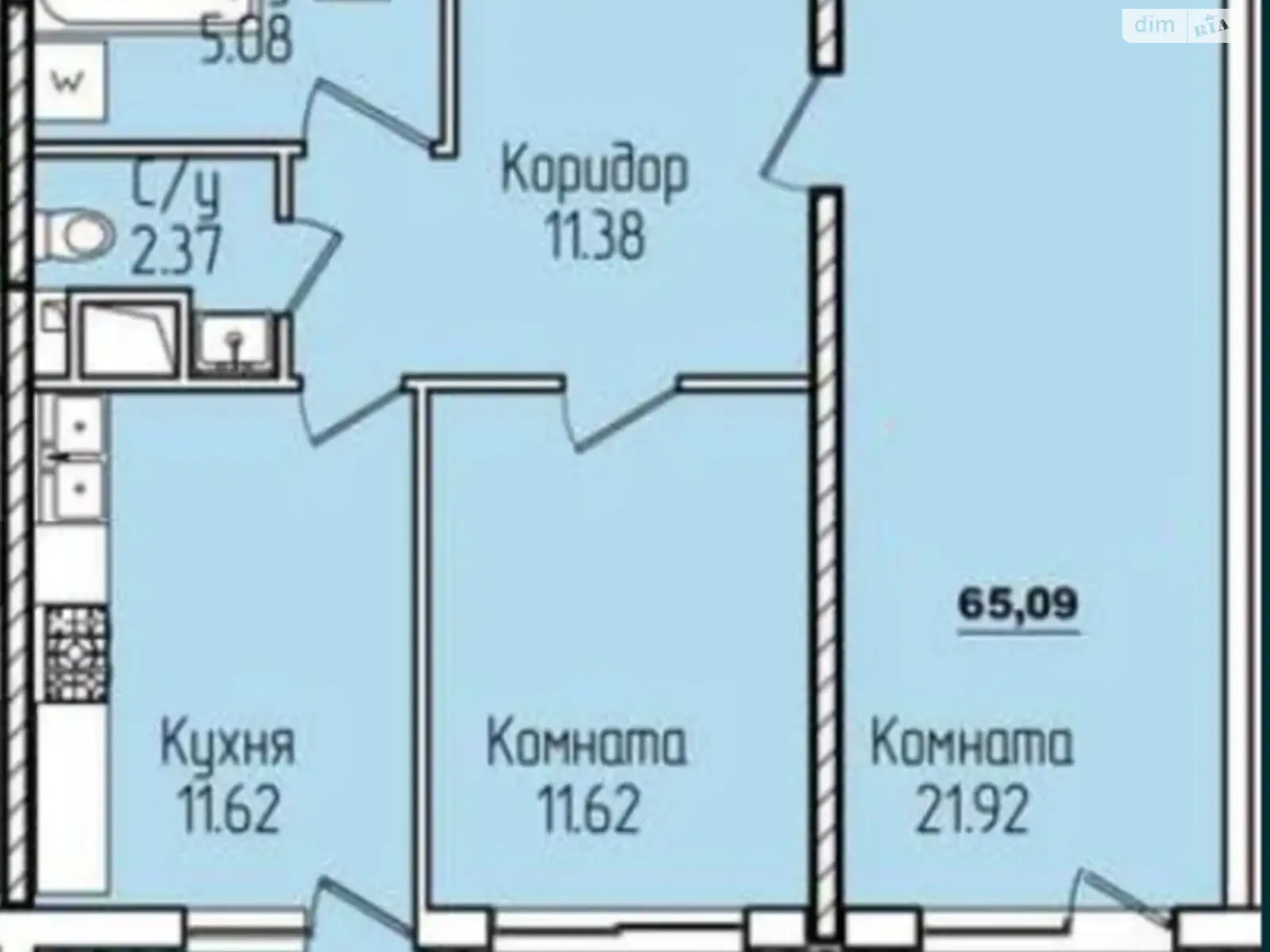 Продається 2-кімнатна квартира 65 кв. м у Одесі, вул. Генуезька, 3Г - фото 1